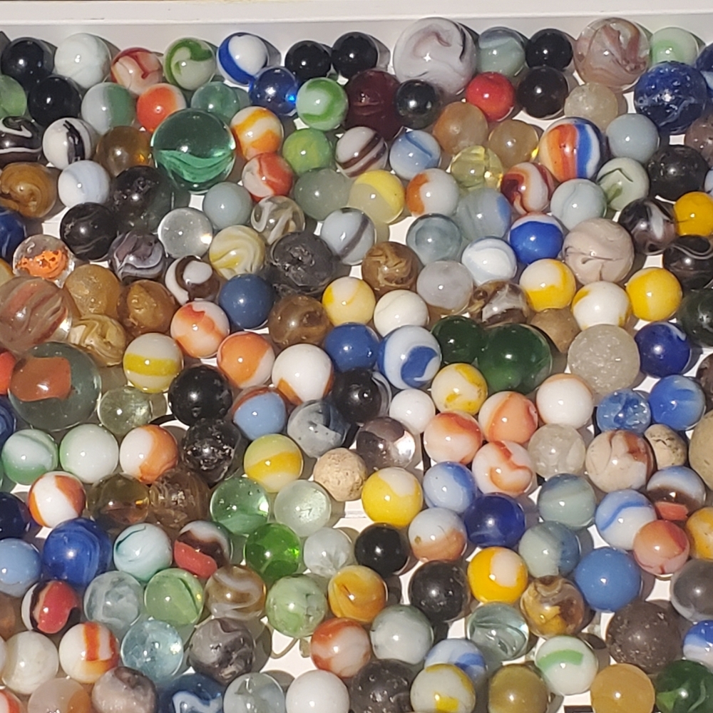 HUGE MARBLES COLLECTION 34LBs GERMAN CAC AKRO PELTIER JABO MARBLE KING DISPLAYS - Picture 14 of 16